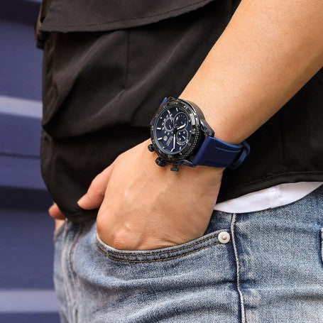 Montre MEGIR pour homme en silicone (Niger)