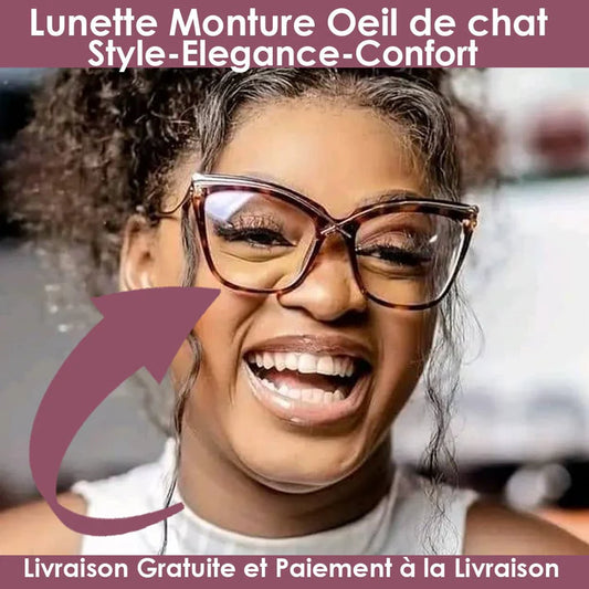 Lunettes œil de chat anti-lumière bleue (Chad)