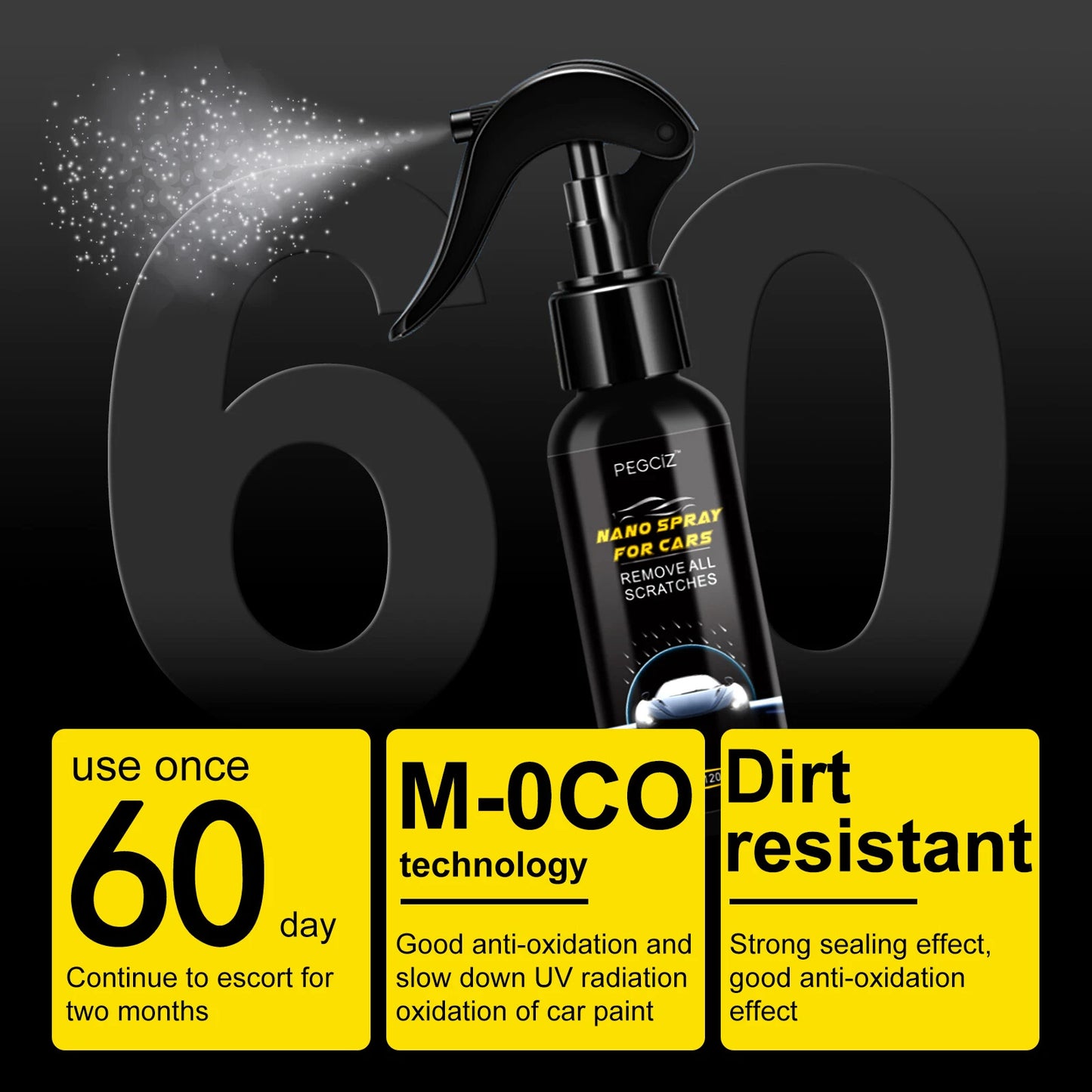 Spray anti-rayures pour voiture (Benin)