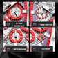 Montre Onola en forme de tonneau pour hommes (Chad)
