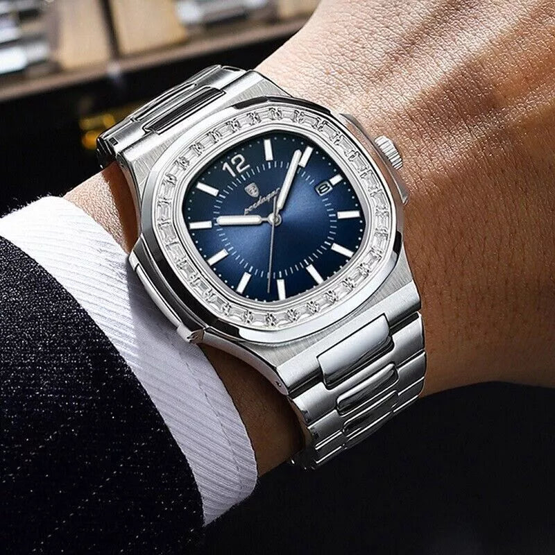 Montre à quartz carrée POEDAGAR (Sénégal)