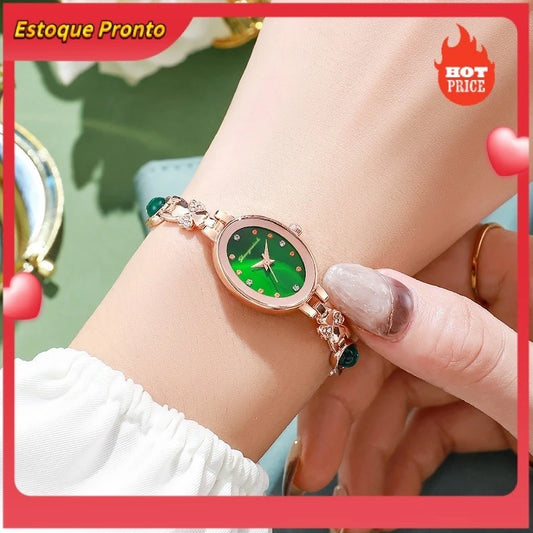 Montre à quartz ovale élégante (Benin)