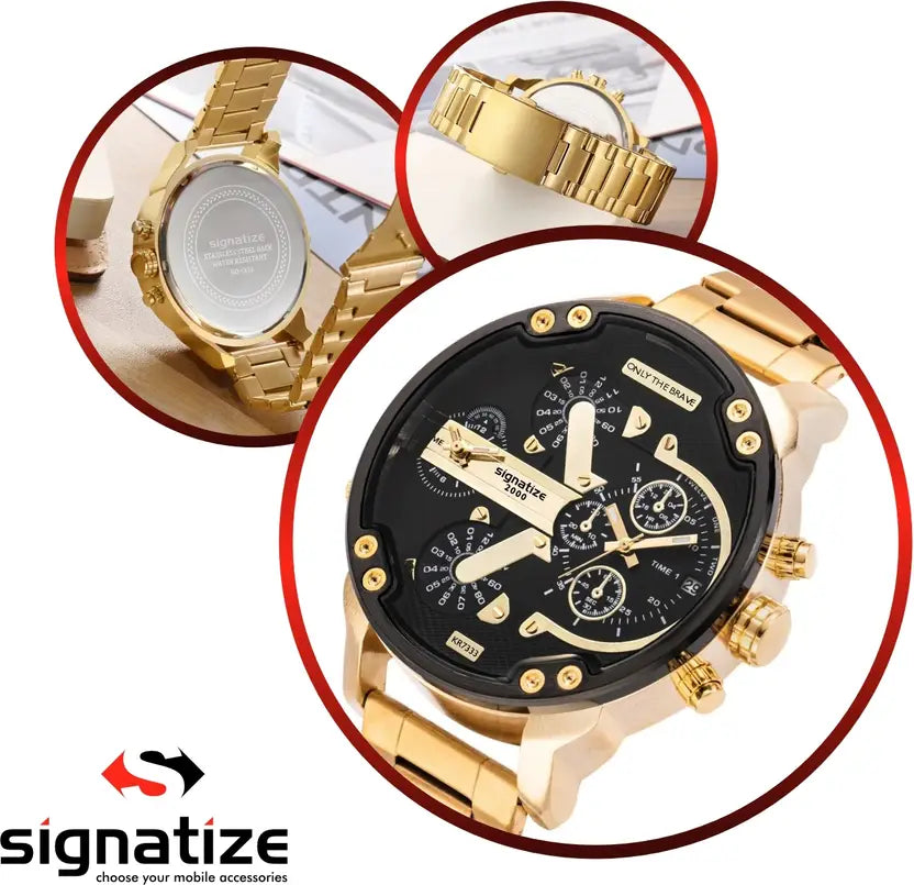 Montre de luxe avec double fuseau horaire (Burkina faso)