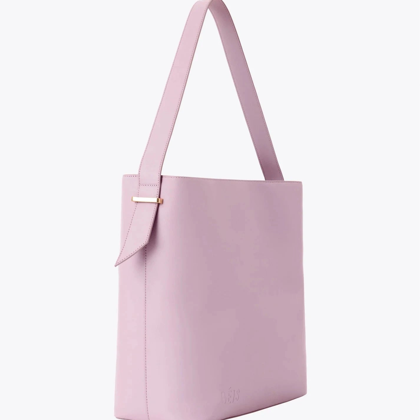 Sac à main simple en cuir PU rose (Benin)